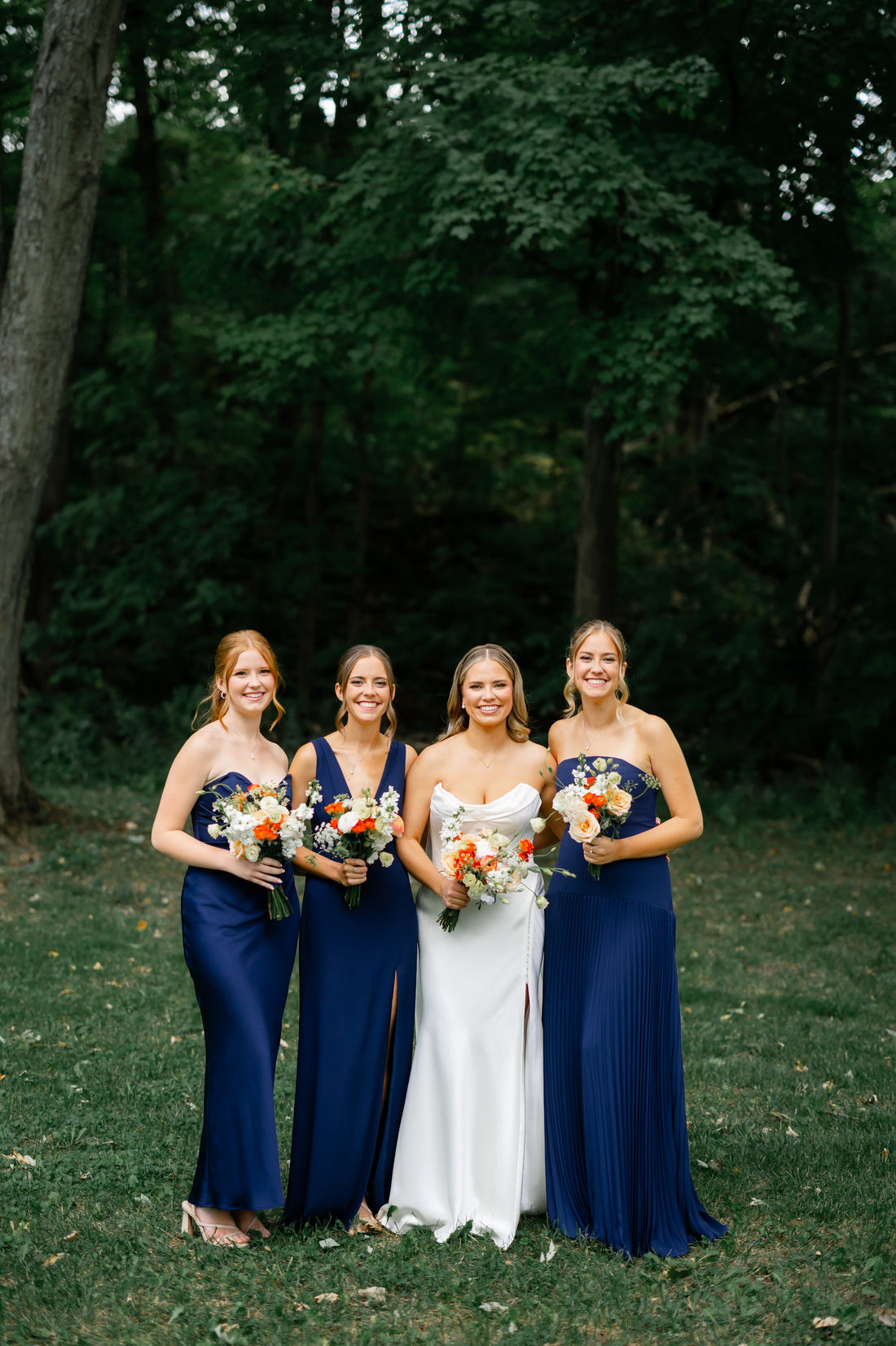 Citrus Wedding Flowers: Maggie’s Orange, Peach & Butter Yellow Bouquet