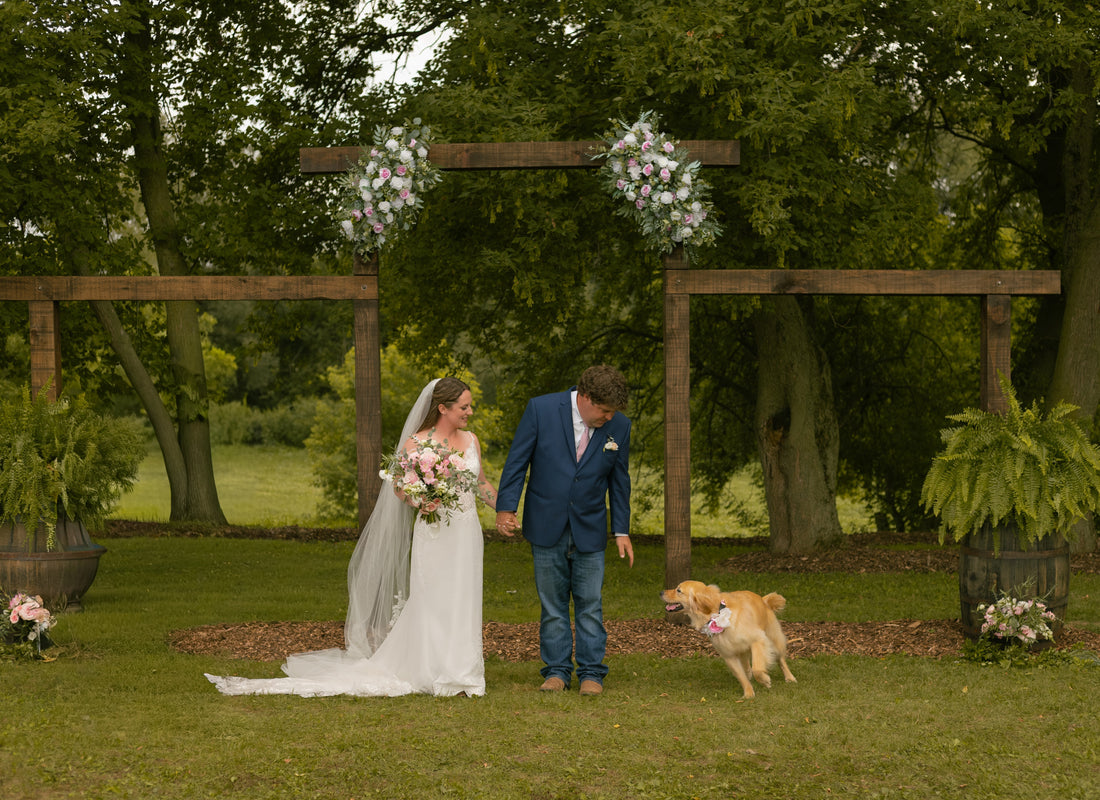 A Romantic DIY Farm Wedding with the Pink and Sage Collection