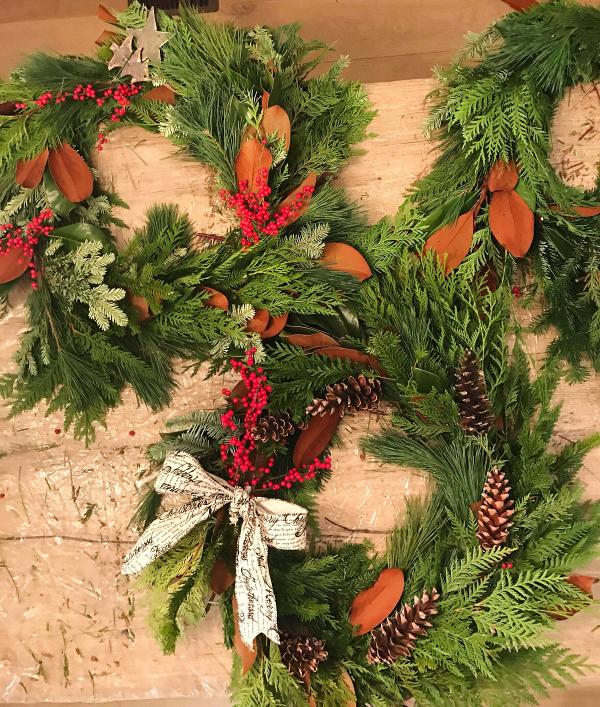 (KRISTINA) Wreath DIY Kit (PLUS VIDEO TUTORIAL)U - Lily on the Thames - DIY Wedding Flowers - It's the most WONDERFUL TIME OF THE YEAR! Create your own Holiday Wreath using freshly cut Canadian greens with our Wreath DIY kits and exclusive instructional v
