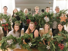 (KRISTINA) Wreath DIY Kit (PLUS VIDEO TUTORIAL)U - Lily on the Thames - DIY Wedding Flowers - It's the most WONDERFUL TIME OF THE YEAR! Create your own Holiday Wreath using freshly cut Canadian greens with our Wreath DIY kits and exclusive instructional v