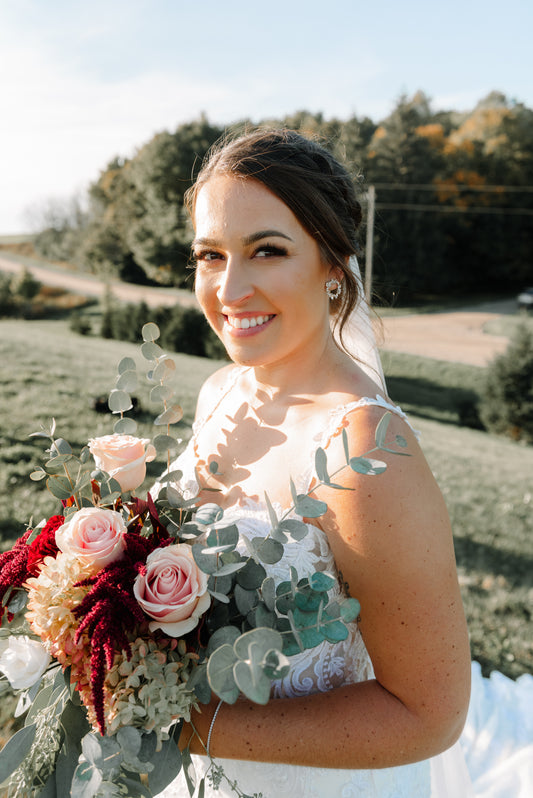 Burgundy and Blush