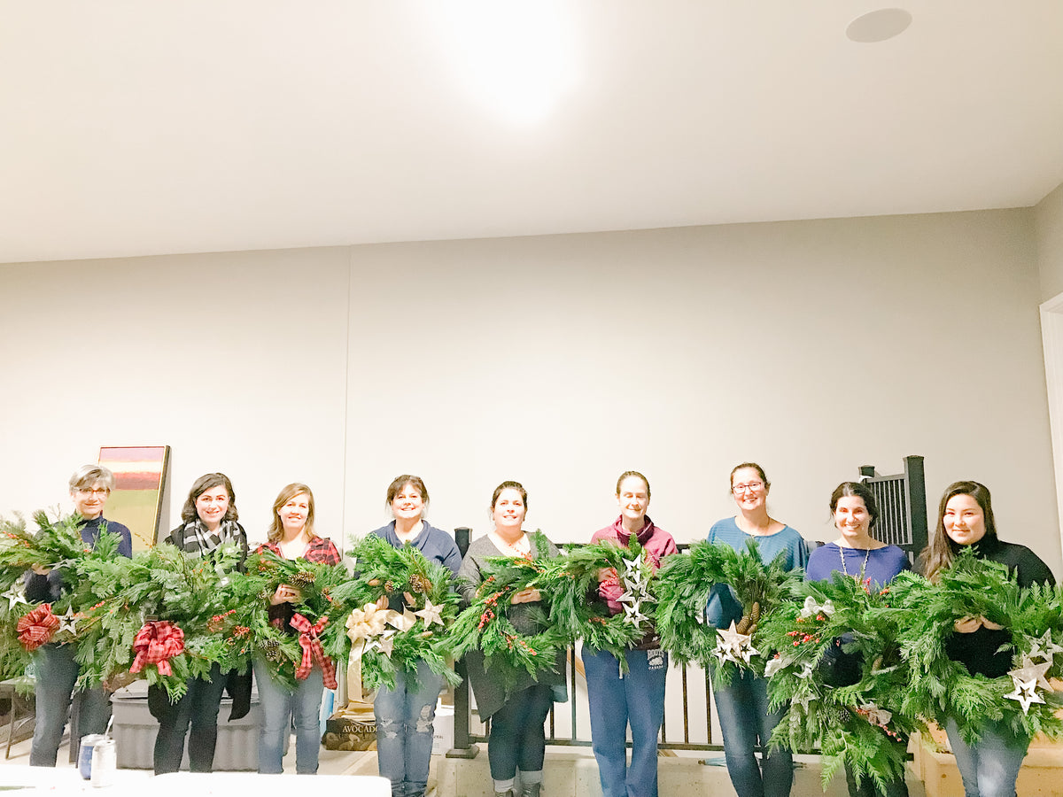 Wreath DIY Kit (PLUS VIDEO TUTORIAL) Lily on the Thames - DIY Wedding Flowers It's the most WONDERFUL TIME OF THE YEAR! Create your own Holiday Wreath using freshly cut Canadian greens with our Wreath DIY kits and exclusive instructional video tutorial. I