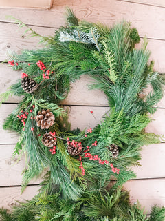 Wreath DIY Kit (PLUS VIDEO TUTORIAL) Lily on the Thames - DIY Wedding Flowers It's the most WONDERFUL TIME OF THE YEAR! Create your own Holiday Wreath using freshly cut Canadian greens with our Wreath DIY kits and exclusive instructional video tutorial. I