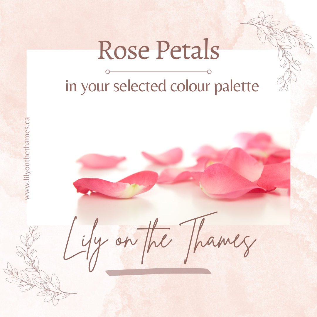 Rose Petals Lily on the Thames - DIY Wedding Flowers 25 stems of standard roses in your selected colour scheme. Available as an add on to a DIY Wedding Flower Package Simple and easy to create fresh rose petals with, and create a whimsical look for your a
