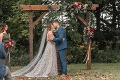 Burgundy and Blue Lily on the Thames - DIY Wedding Flowers Congratulations on your upcoming wedding! There’s so many things to consider and budget for. Lily on the Thames offers the memory making solution to saving up to 50% the cost of your wedding flowe