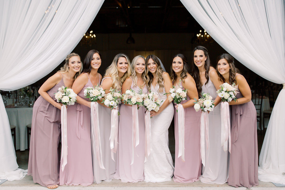 Blush and Sage Lily on the Thames - DIY Wedding Flowers Elegant and effortlessly feminine - let us fulfill your vision! As you plan your upcoming nuptials, it's essential to consider every detail and expense. Luckily, Lily on the Thames has the perfect so